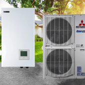 Тепловой насос Mitsubishi Heavy HeatGuard 160SX (HPM 110-160/HPC160VSX) воздух-вода на 16 кВт 380В Тепловой насос Mitsubishi Heavy HeatGuard 160SX (HPM 110-160/HPC160VSX) воздух-вода на 16 кВт 380В