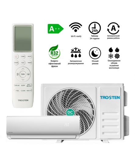 Кондиционер сплит-система TROSTEN Серия PRO INVERTER -15°C TRN08-INPR