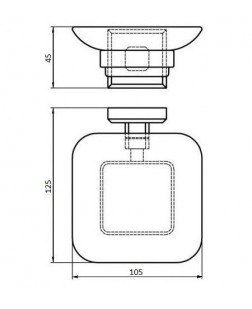 Мильниця Perfect Sanitary Appliances KB 9922A