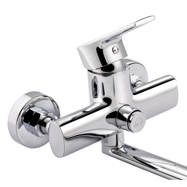 Змішувач для ванни Qtap Labe 3220107GC Змішувач для ванни Qtap Labe 3220107GC