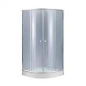 Душевая кабина Lidz Latwa SC80x80.SAT.LOW.GR, стекло тонированное 4 мм