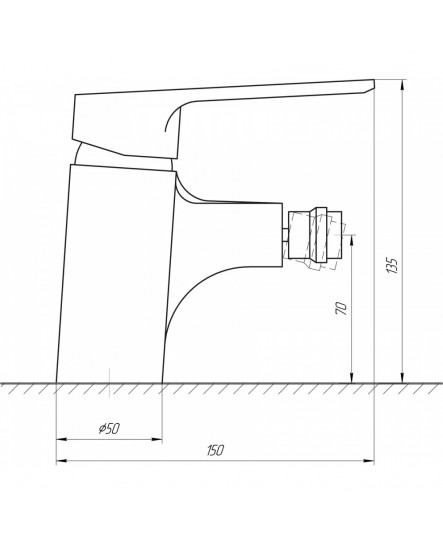 Змішувач для біде Globus Lux SEVA GLSV-0106