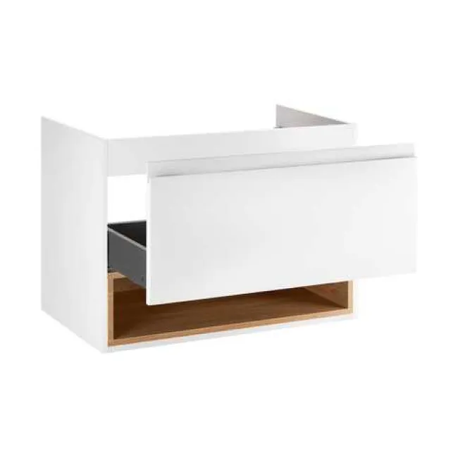 Тумба підвісна Qtap Robin 800х580х500 WHITE/WHITISH OAK QT1374TPВ8001NWWO Тумба підвісна Qtap Robin 800х580х500 WHITE/WHITISH OAK QT1374TPВ8001NWWO
