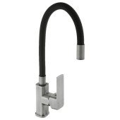 Смеситель для кухни DOMINO MALIBU DMM-203 LR-StSTEEL-BLACK Смеситель для кухни DOMINO MALIBU DMM-203 LR-StSTEEL-BLACK