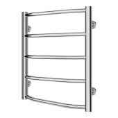 Сушарка для рушників водяна Lidz Trapezium (CRM) D38/25 500x600 P5 Сушарка для рушників водяна Lidz Trapezium (CRM) D38/25 500x600 P5