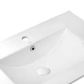 Комплект Qtap Tern 700х580х437 White тумба підвісна + раковина урізна QT1772TPL7013070CW