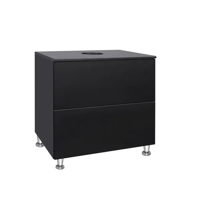 Тумба підлогова Qtap Tern 700х616х469 Matt black зі стільницею QT1780TNL702MB Тумба підлогова Qtap Tern 700х616х469 Matt black зі стільницею QT1780TNL702MB