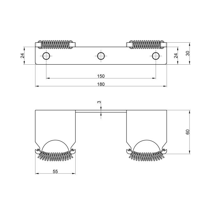 Планка крепления насосных групп Icma №788 2