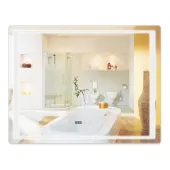 Дзеркало Qtap Mideya 900х700 (DC-F902-2) з LED-підсвічуванням та антизапотіванням QT2078F9022W