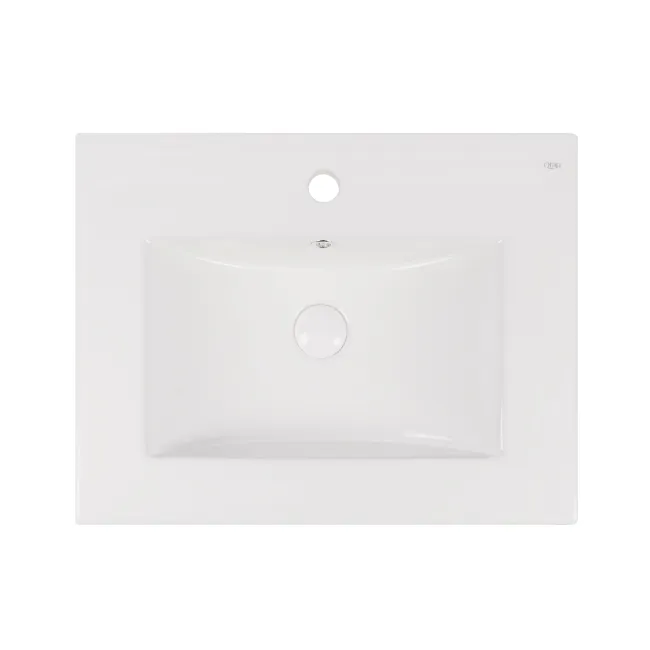 Комплект Qtap Taurus 600х800х437 Whitish oak тумба підлогова + раковина урізна QT2471TNT603WO