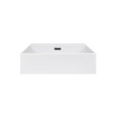 Раковина Qtap Nando K 410х355х125 White с донным клапаном QT12117041KW