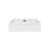 Раковина Qtap Nando K 410х355х125 White с донным клапаном QT12117041KW
