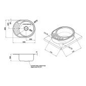Кухонна мийка Imperial 5745 Decor (IMP574506DEC) Кухонна мийка Imperial 5745 Decor (IMP574506DEC)