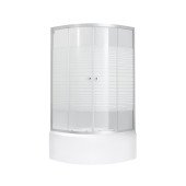 Душевая кабина Lidz Wieza SC80x80.SAT.HIGH.L, с поддон с панелью Kupala