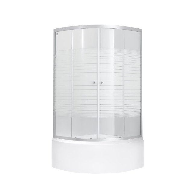 Душевая кабина Lidz Wieza SC80x80.SAT.HIGH.L, с поддон с панелью Kupala