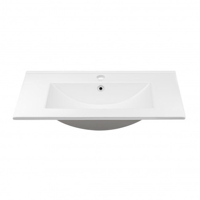 Комплект Qtap Tern 700х580х437 White тумба подвесная + раковина врезная QT1772TPL7013070CW