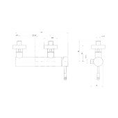 Смеситель для душа Bianchi Mody ESDMDY200500CRM Смеситель для душа Bianchi Mody ESDMDY200500CRM