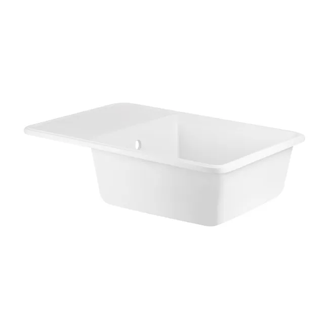 Кухонная мойка Qtap CS 7440 White (QT7440WHI650)
