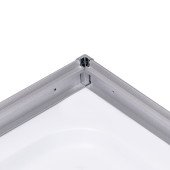 Душевая кабина Lidz Wawel SC90x90.SAT.LOW.GR, стекло тонированное 4 мм