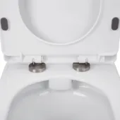 Унитаз подвесной Qtap Lark безободковый с сиденьем Soft-close QT0331159W