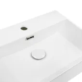 Раковина Qtap Nando K 500х355х125 White с донным клапаном QT12117050KW