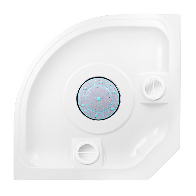 Гідромасажний бокс Lidz Tani SBM90x90.SAT.HIGH.GR з піддон Kupala