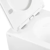 Унитаз подвесной Qtap Robin безободковый с сиденьем Soft-close QT1333046ERW