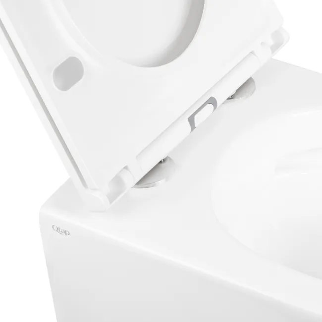 Унитаз подвесной Qtap Robin безободковый с сиденьем Soft-close QT1333046ERW