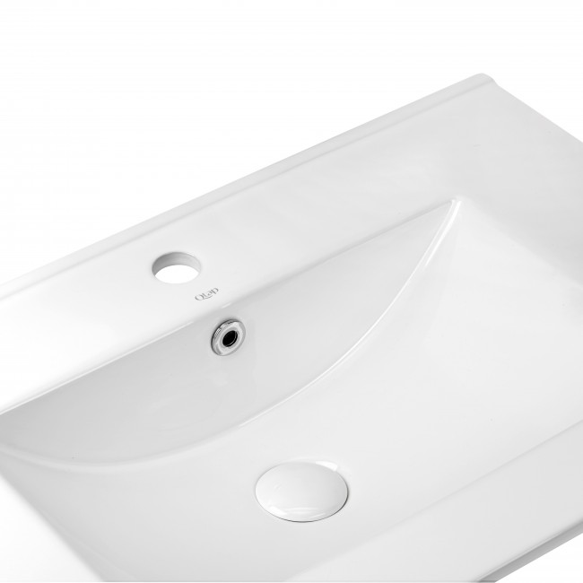 Комплект Qtap Tern 700х725х437 White тумба напольная + раковина врезная QT1771TNL7013070CW