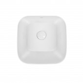 Раковина-чаша Qtap Scorpio 350х390х120 White с донным клапаном QT14112241W