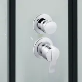 Гидромассажный бокс Lidz Majatek SBM90x90.BLA.HIGH.TR