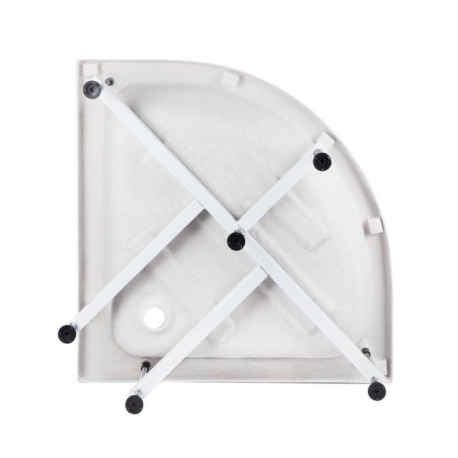 Душова кабіна Lidz Wieza SC80x80.SAT.MID.L, скло Linie 4 мм