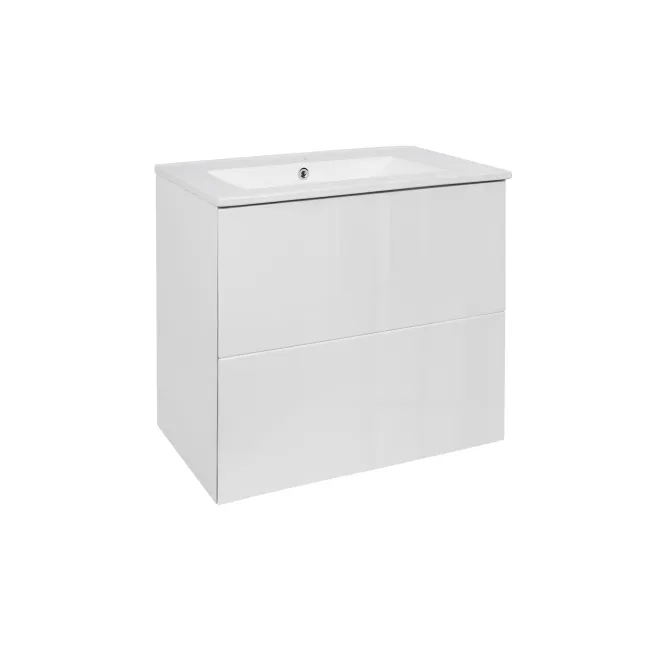 Комплект Qtap Tern 600х580х437 White тумба підвісна + раковина урізна QT1772TPL6013060CW Комплект Qtap Tern 600х580х437 White тумба підвісна + раковина урізна QT1772TPL6013060CW