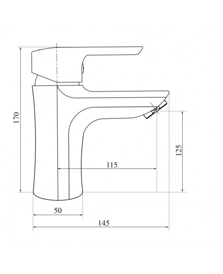 Смеситель для раковины Brinex 35С 001