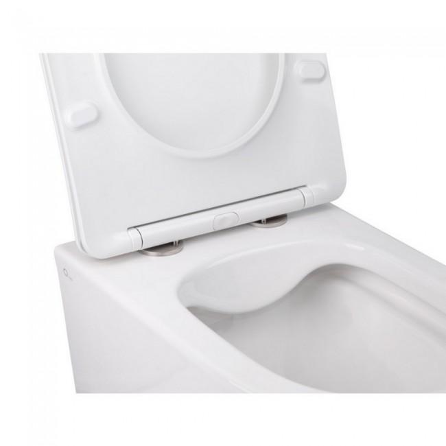 Комплект інсталяція Grohe Rapid SL 38722001 + унітаз з сидінням Qtap Swan QT16335178W + набір для гігієнічного душу зі змішувачем Grohe BauClassic 111048