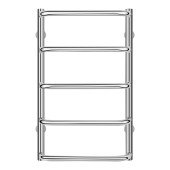 Сушарка для рушників водяна Lidz Standard (CRM) D32/20х1/2" 400x700 P5 Сушарка для рушників водяна Lidz Standard (CRM) D32/20х1/2" 400x700 P5