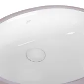Раковина Qtap Stork 495х410х185 White з донним клапаном QT1511LU023W