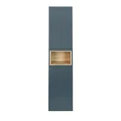 Пенал підвісний Qtap Robin 350х1650х316 Graphite/Whitish oak QT1376PP1652RGWO