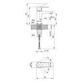 Змішувач для раковини Qtap Planice 1015107C Змішувач для раковини Qtap Planice 1015107C