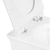 Унитаз подвесной Qtap Virgo безободковый с сиденьем Soft-close QT1833051ERW