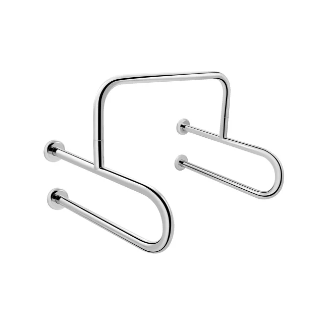 Поручень двойной для писсуара Qtap Freedom 600x520 Chrome QT229188CHR Поручень двойной для писсуара Qtap Freedom 600x520 Chrome QT229188CHR