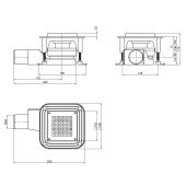 Трап Qtap Aquarius BLA6011304 точечный с комбинированным затвором и нержавеющей решеткой Трап Qtap Aquarius BLA6011304 точечный с комбинированным затвором и нержавеющей решеткой