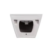 Раковина подвесная моноблок Qtap Swan 521х435х385 White с донным клапаном QT1611005GW