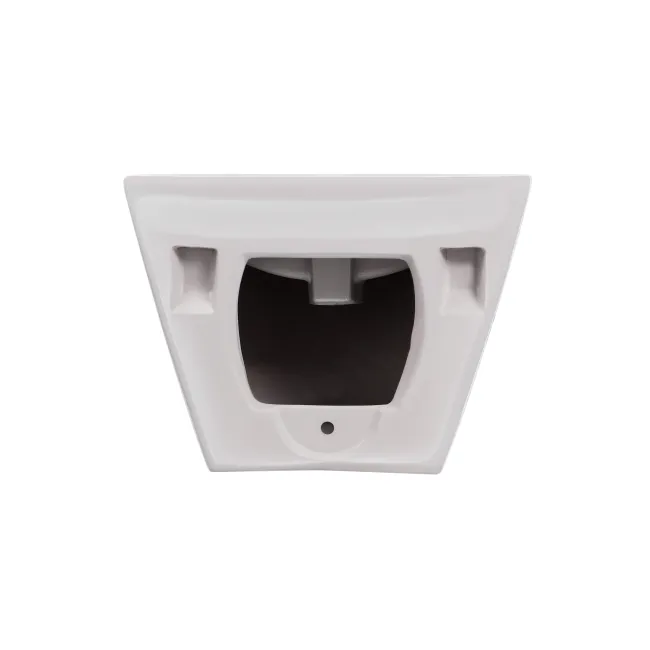 Раковина подвесная моноблок Qtap Swan 521х435х385 White с донным клапаном QT1611005GW