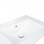 Комплект Qtap Tern 600х580х437 White тумба подвесная + раковина врезная QT1772TPL6013060CW