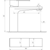Смеситель для умывальника Globus Lux SHS-101M Смеситель для умывальника Globus Lux SHS-101M