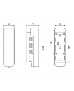 Диспенсер для жидкого мыла Qtap Davcovac mydla DM350CS1