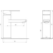 Смеситель для умывальника Globus Lux SHS-101 Смеситель для умывальника Globus Lux SHS-101