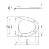Сидіння для унітаза Qtap (Leo) з мікроліфтом Slim QT99HY2078 Сидіння для унітаза Qtap (Leo) з мікроліфтом Slim QT99HY2078