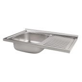 Кухонная мойка Lidz 5080-L 0,8 мм Decor (LIDZ5080LDEC06)